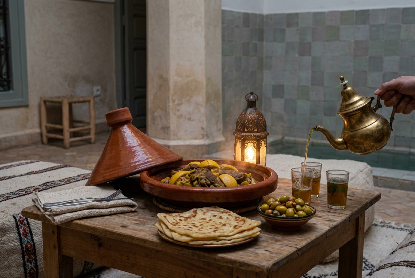 Food served on this retreat
